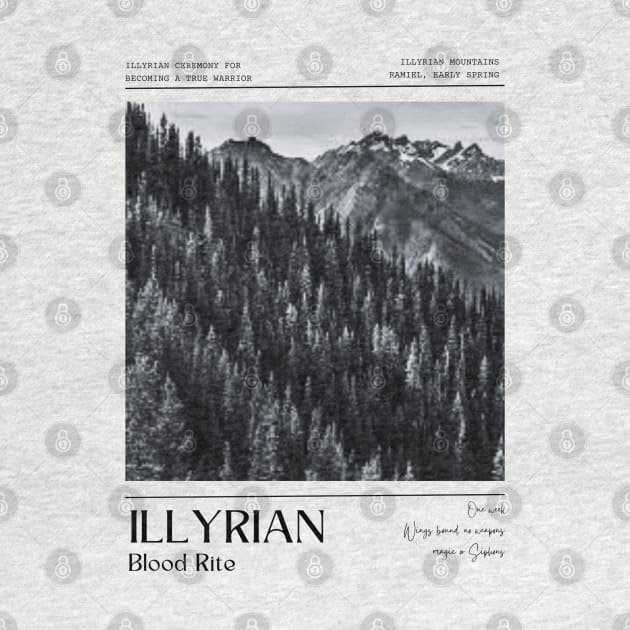 SJM Illyrian Blood Rite ACOTAR by harjotkaursaini